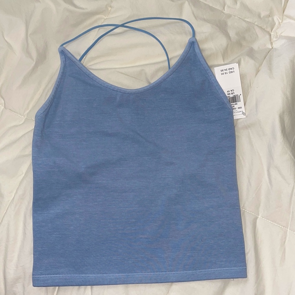 Abercrombie & Fitch Criss-Cross crop top BRAND NEW